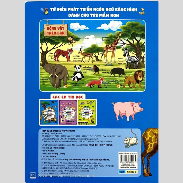 Từ Điển Phát Triển Ngôn Ngữ Bằng Hình Dành Cho Trẻ Mầm Non - Ảnh 6