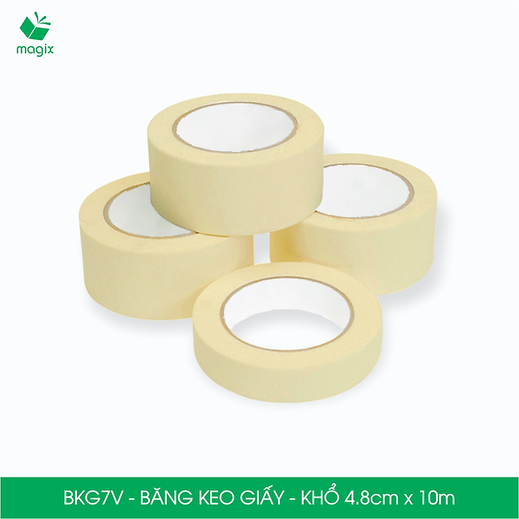 Block Băng Keo Giấy 4.8cm x 10m (6 cuộn) - Ảnh 4