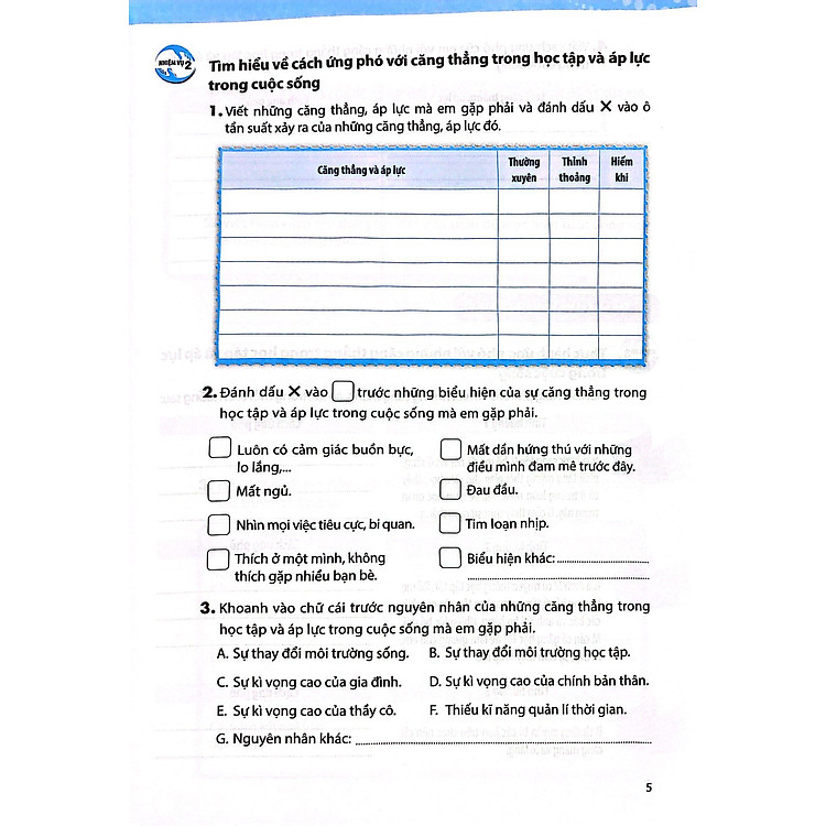 Bài Tập Hoạt Động Trải Nghiệm, Hướng Nghiệp 9 - Bản 1 (Chân Trời) - Ảnh 3