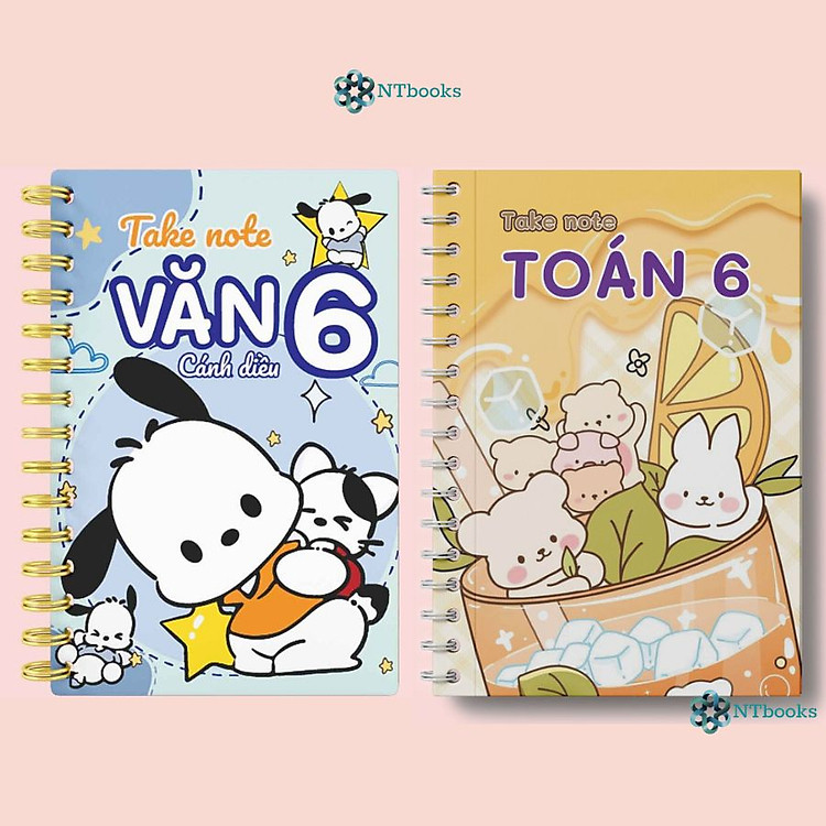 Sách Takenote lớp 6: Toán + Văn Cánh Diều khổ A5 (Phiên Bản Mới Nhất)