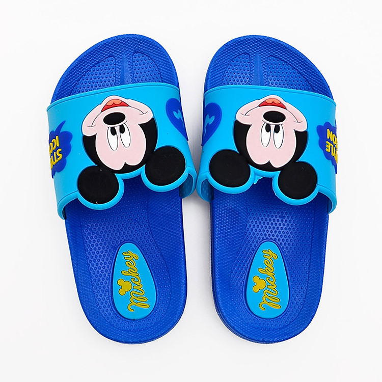 Dép trẻ em chuột Mickey xanh biển Minigood - DMCFS003