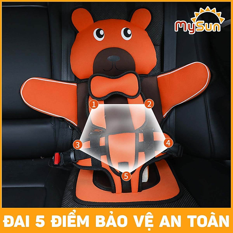 Ghế ngồi ô tô cho bé MySun Chính hãng Giá tốt - Hình ảnh 4