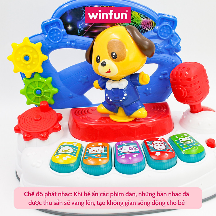 Đàn nhạc động vật Pu Winfun 0796-NL Chính hãng Tiết kiệm - Hình ảnh 3