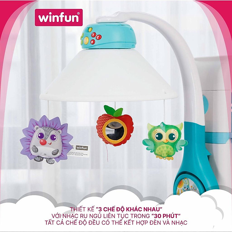 Đèn chiếu ru ngủ 3 chức năng Winfun 72005 Chính hãng Giá rẻ - Hình ảnh 4