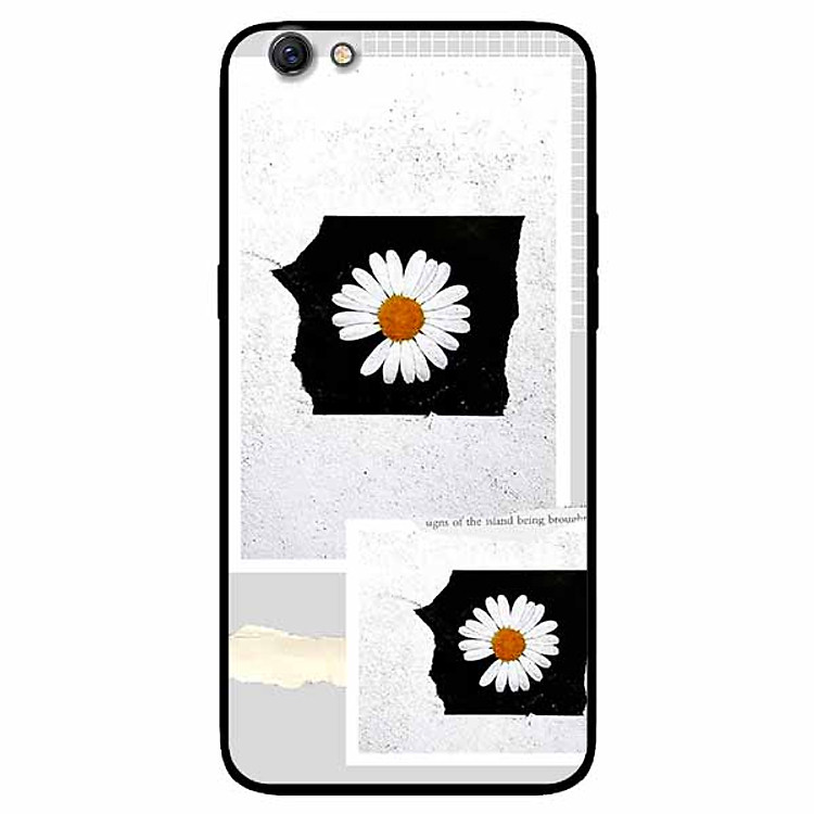 Ốp lưng in cho Oppo F3 Plus Mẫu Hai Khung Hoa Cúc