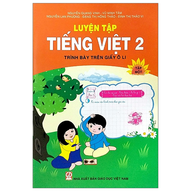 Luyện Tập Tiếng Việt 2 - Tập 1 (Trình Bày Trên Giấy Ô Li) - Tái Bản 2020