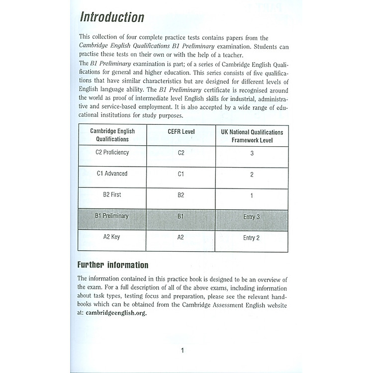 Cẩm Nang Luyện Thi B1 Preliminary 1 With Answers - Ảnh 5