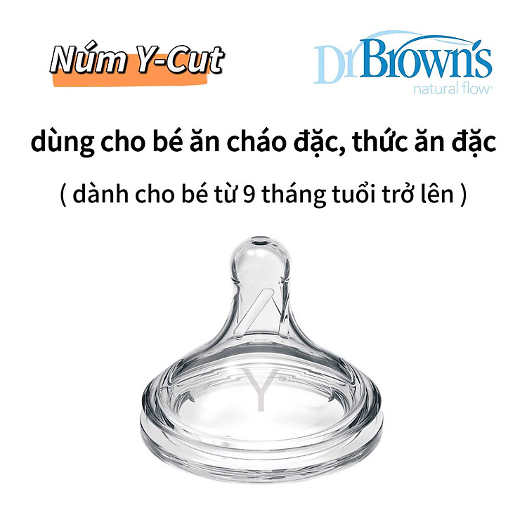 Mua Núm ty thay thế Dr.Brown's Y-Cut Giá rẻ - Hình ảnh 2
