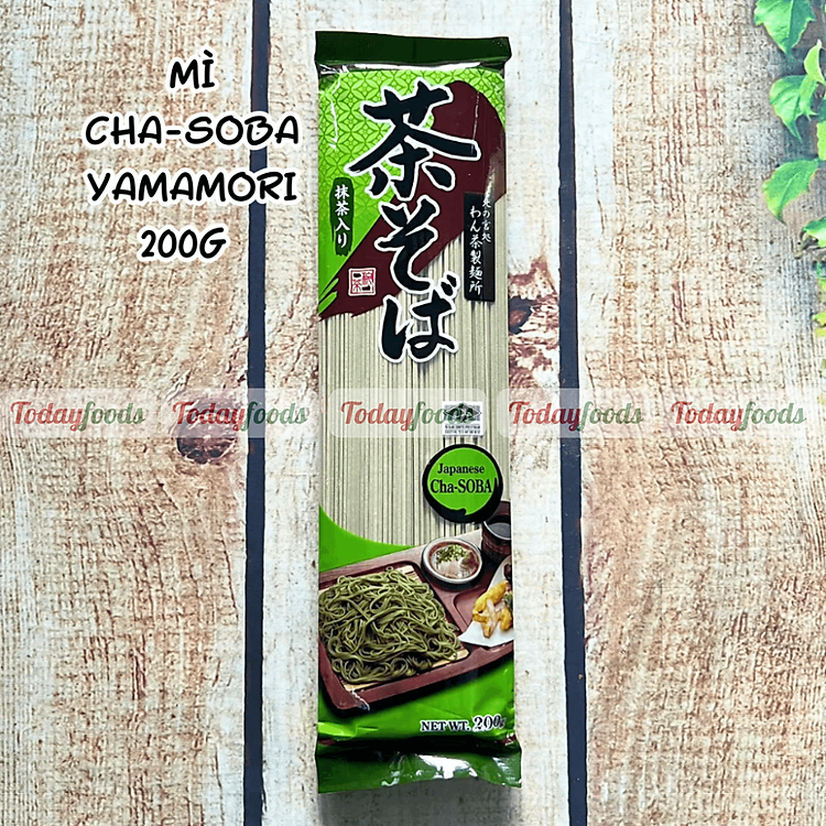 Mì Cha Soba Yamamori 200G - Mì Soba Trà Xanh - Mì Nhật Bản