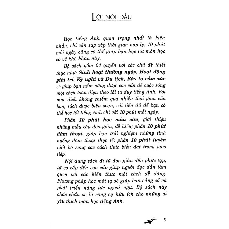 10 Phút Mỗi Ngày Để Học Tốt Tiếng Anh - Sinh Hoạt Thường Ngày - Ảnh 5