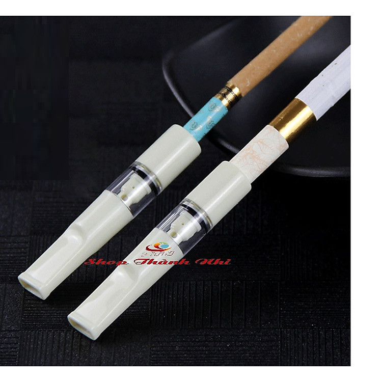 Bộ 2 Tẩu Thuốc Nhựa Dẻo Kiêm Đầu Lọc Bảo Vệ Sức Khỏe Vajue 105 - Ảnh 6