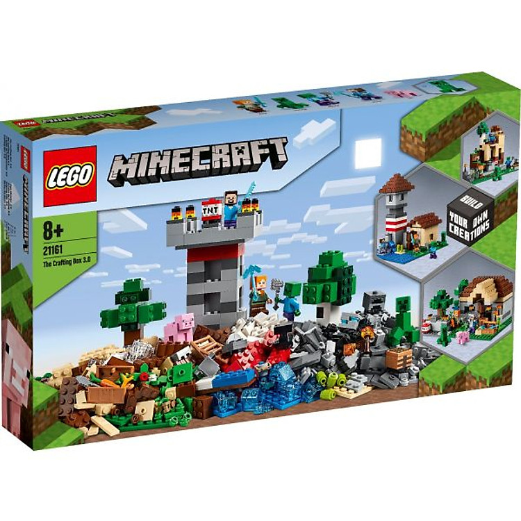 Tìm mua tại Avakids: Bộ LEGO MINECRAFT 21161 tại COGO Toys - Ngập tràn khuyến mãi