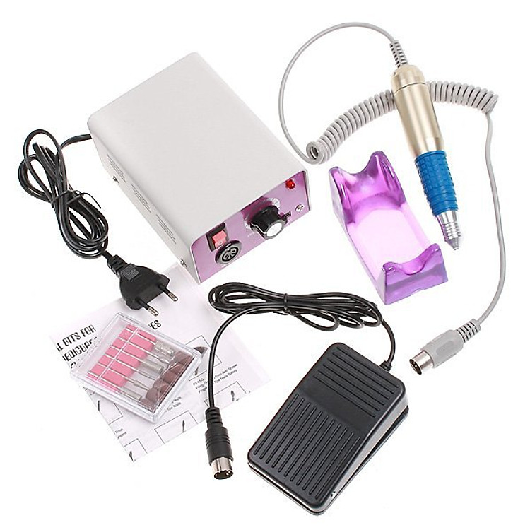 Bộ máy khoan mài cắt mini hay máy làm nail móng tay