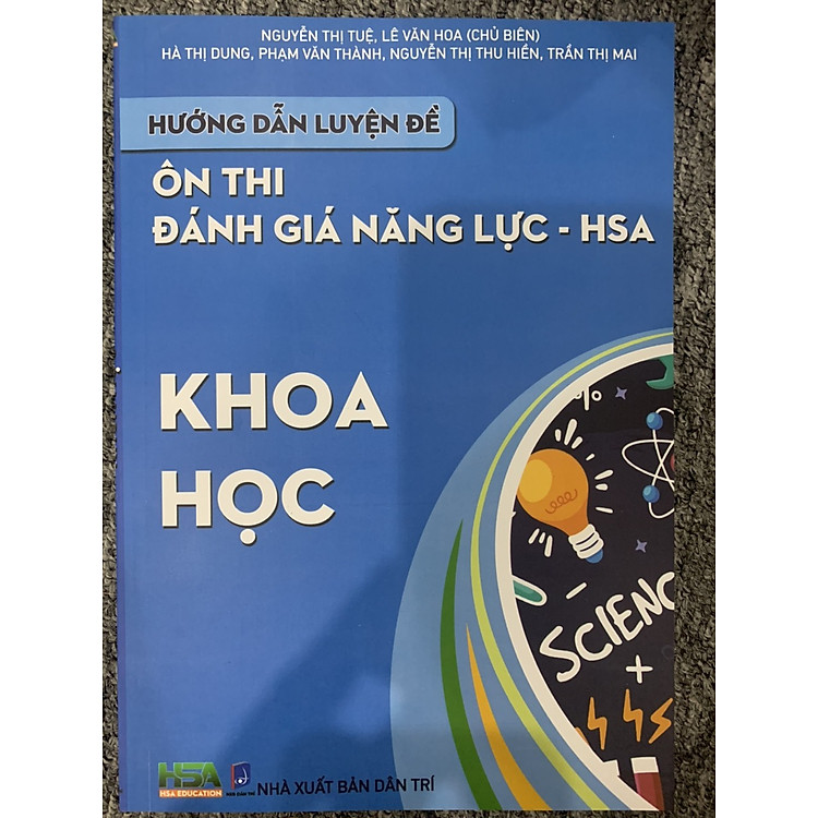 Hướng dẫn luyện đề – ôn thi Đánh giá năng lực – HSA Phần Khoa học
