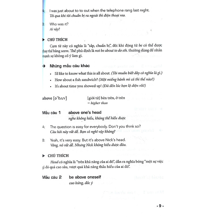 Từ Điển Mẫu Câu Đàm Thoại Tiếng Anh Phổ Biến: Từ A Đến Z - Ảnh 6