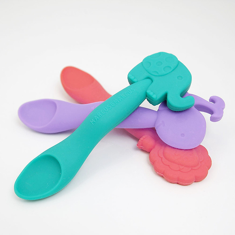 Mua Thìa ăn dặm silicon Marcus & Marcus Chính hãng Tiết kiệm - Hình ảnh 5