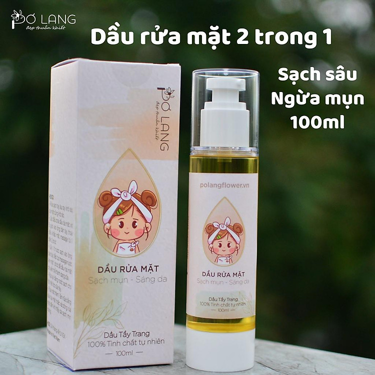 Dầu Rửa Mặt Senvenday Pơ Lang Làm Sạch Sâu, Thanh Lọc,Nuôi Dưỡng Làn Da Khỏe Mạnh 100ml