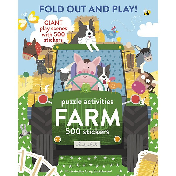 Sách Fold Out and Play Farm