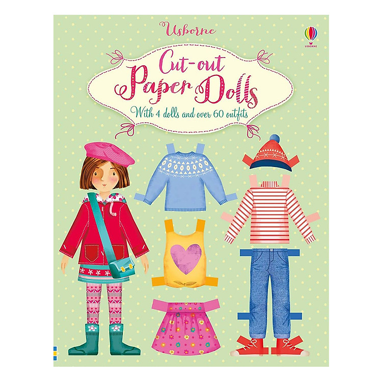 Sách Usborne Cut-out Paper Dolls