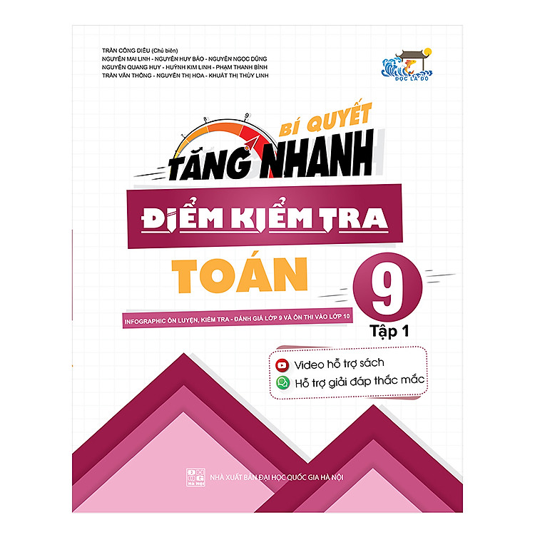 Sách Bí Quyết Tăng Nhanh Điểm Kiểm Tra Toán 9 - Tập 1