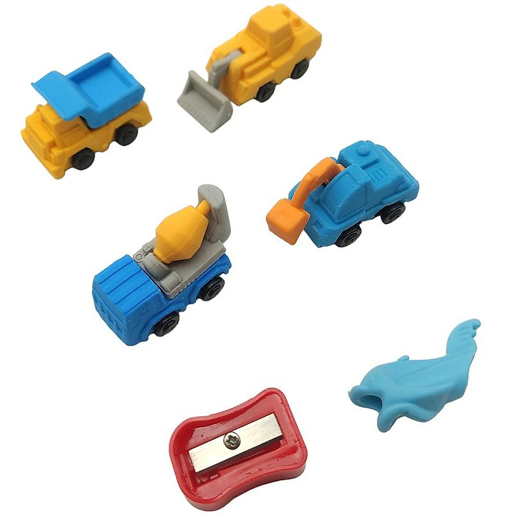 Bộ Dụng Cụ Học Tập Xe Công Trình Construction Truck (13 chi tiết) - Ảnh 4