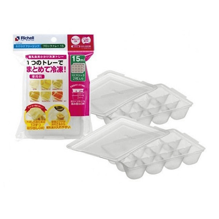 Khay Trữ Đông Richell 15ml Chính hãng Giá tốt - Hình ảnh 2