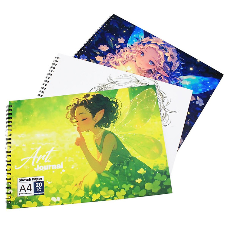 Tập Vẽ Lò Xo Art Journal A4 (40 trang, 220gsm) - Ảnh 7