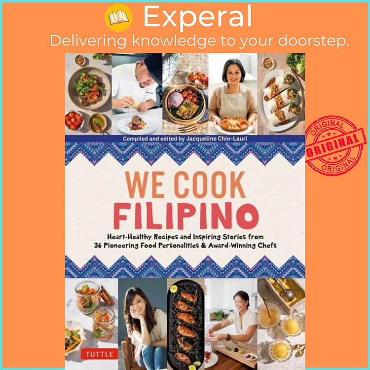 Sách - We Cook Filipino - Heart-Healthy Recipes and Inspiring Stories from 36 Filipino Food by (UK edition, hardcover)