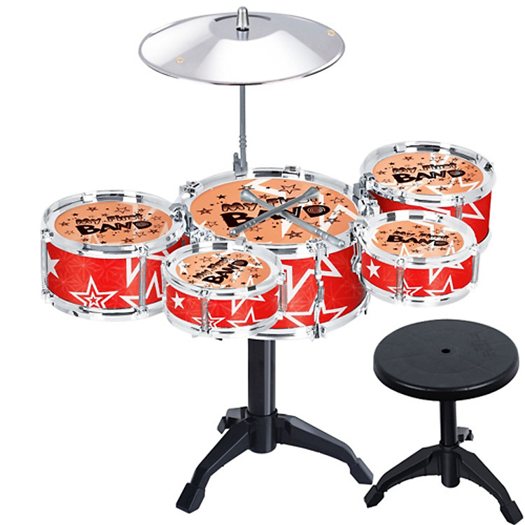 Bộ Trống Jazz Drum 5 Trống Cho Bé (Màu Ngẫu Nhiên)