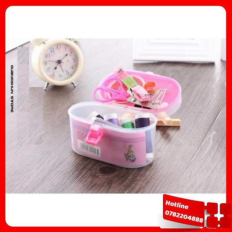 Bộ Kim Chỉ May Vá Đa Năng Kèm Hộp Đựng - Loại Tốt