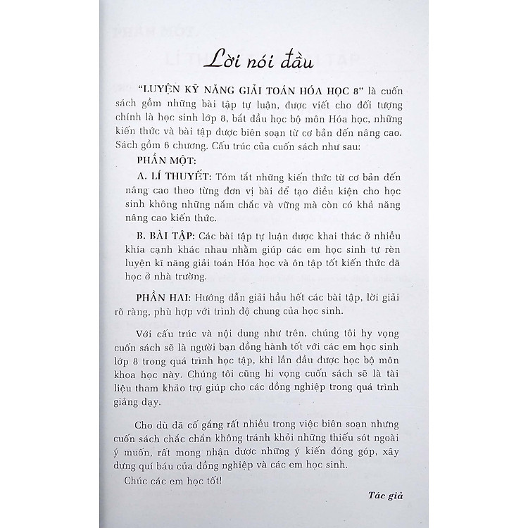 Luyện Kỹ Năng Giải Toán Hóa Học 8 - Ảnh 3