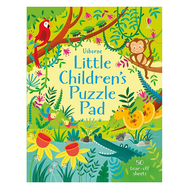 Sách Usborne Little Children's Puzzle Pad