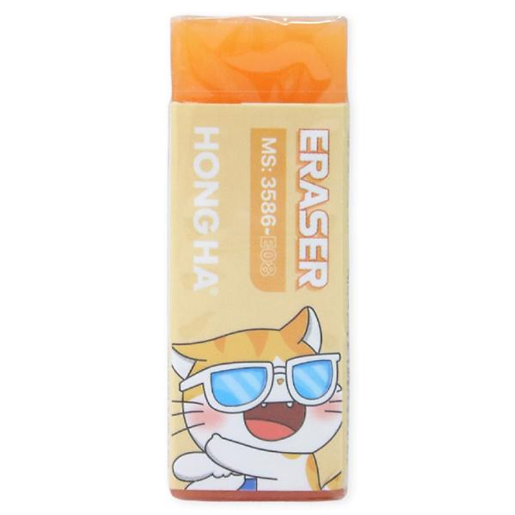 Gôm Tẩy Thạch Màu Chú Mèo Cam - Hồng Hà 3586-E08 - Ảnh 2