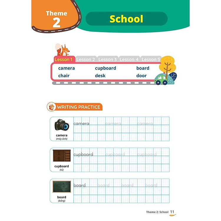 Luyện Viết Chữ Nhớ Từ Vựng - English Writing Smart Start Lớp 3 (Tập 1) - Ảnh 4