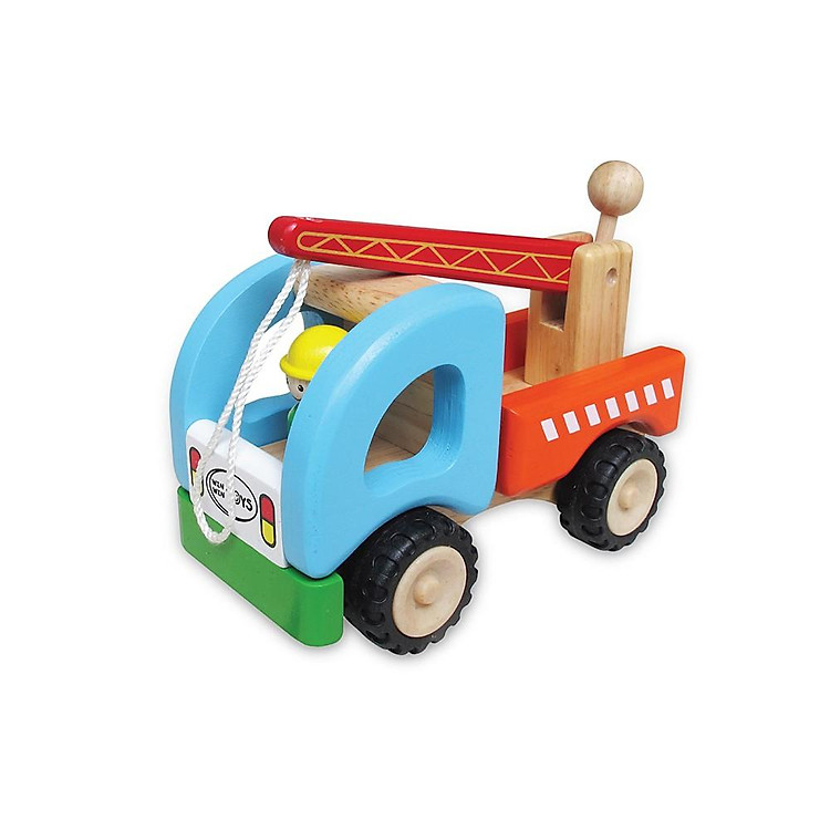 Đồ chơi gỗ Xe cần cẩu Winwintoys Chính hãng Giá rẻ - Hình ảnh 5