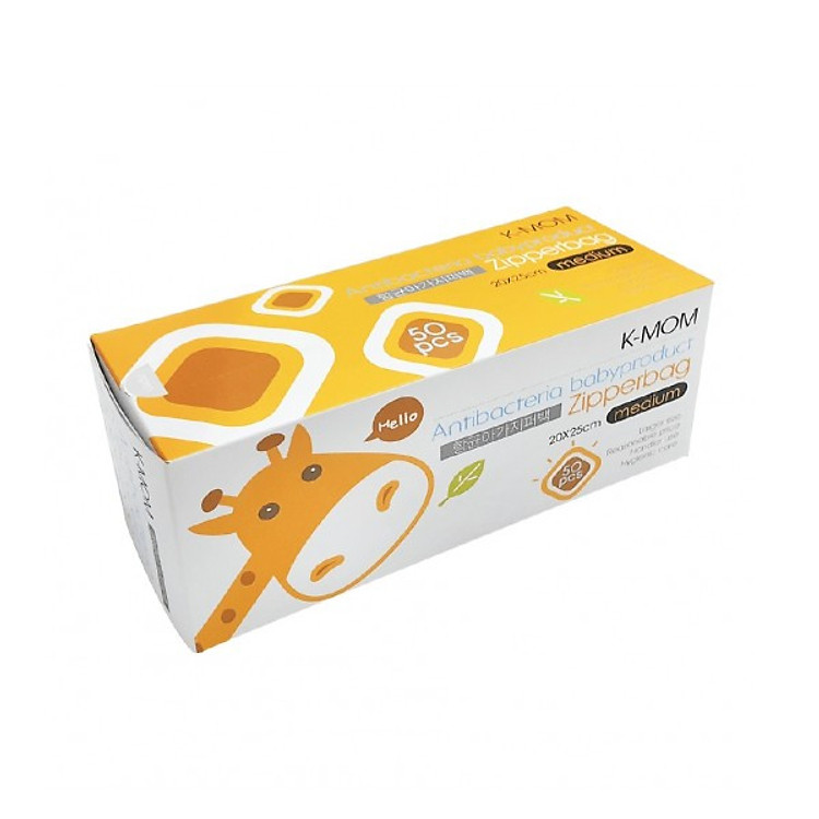 Túi zip đựng đồ cho bé size M (50 túi)