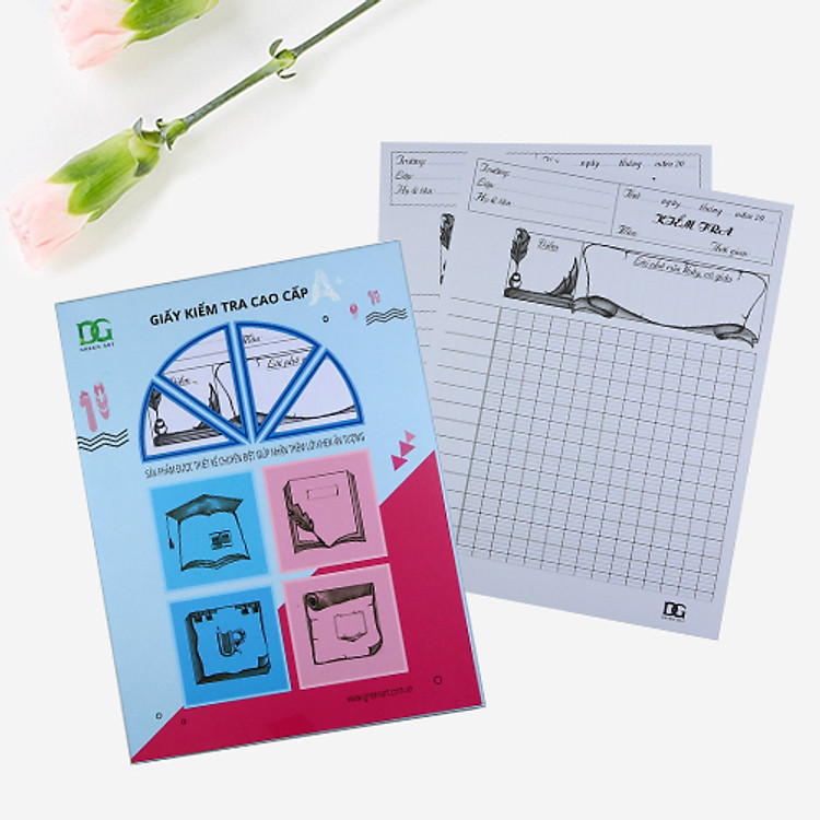 Giấy Kiểm Tra Kẻ Ngang GKT07 (3,15 tờ)