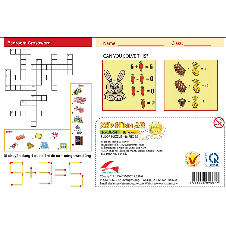 Xếp Hình Tia Sáng Despicable Me 3 - 48 Mảnh Chính hãng Giá rẻ - Hình ảnh 2