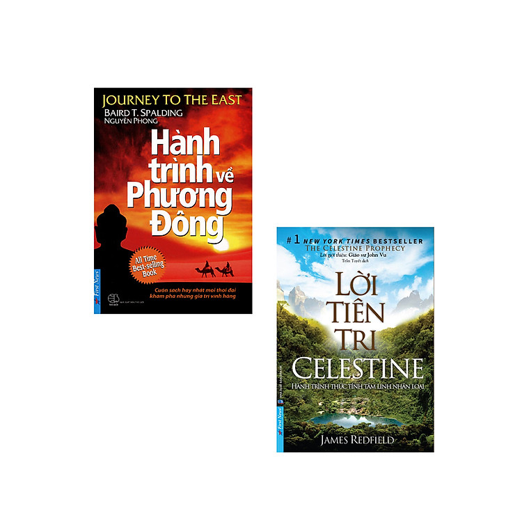 Combo Hành Trình Về Phương Đông (Bìa Mềm - First News) + Lời Tiên Tri Celestine - The Celestine Prophecy (Bộ 2 Cuốn) _FN