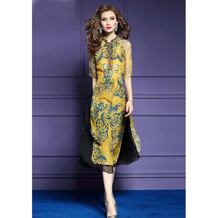 Áo Dài Cách Tân Kèm Quần - KT2380