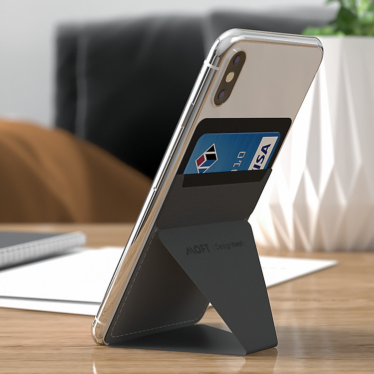 Giá Đỡ Điện Thoại Tiện Ích MOFT X Phiên Bản Designnest Siêu Mỏng, Có Khe Đựng Thẻ Tiện Ích - Hàng Chính Hãng