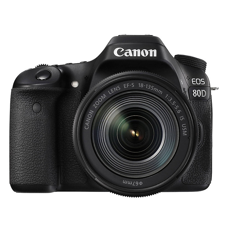 Máy Ảnh Canon EOS 80D + 18-135mm f/3.5-5.6 IS USM (Đen) - Hàng Nhập Khẩu