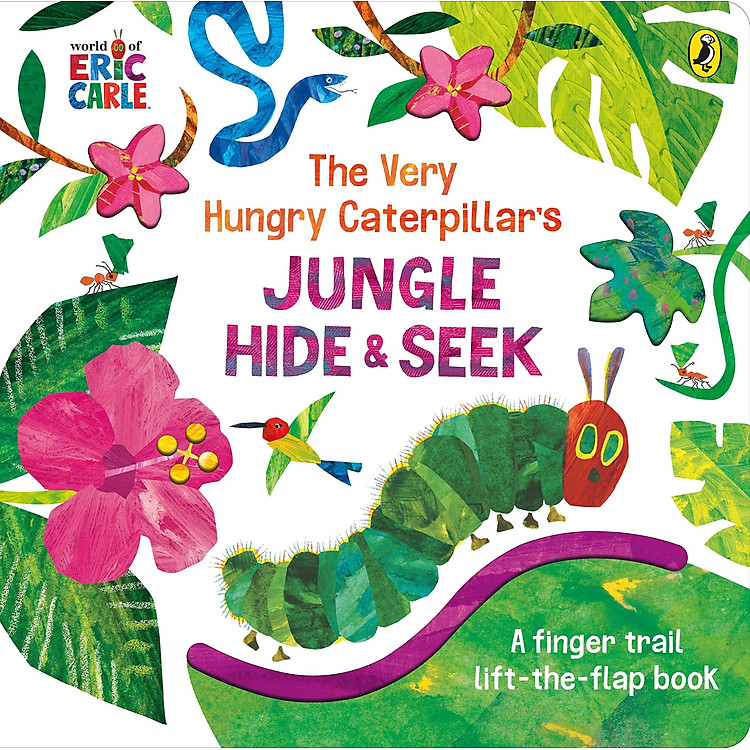 The Very Hungry Caterpillar's Jungle Hide And Seek: A Finger Trail Lift-the-Flap Book - Ảnh 2