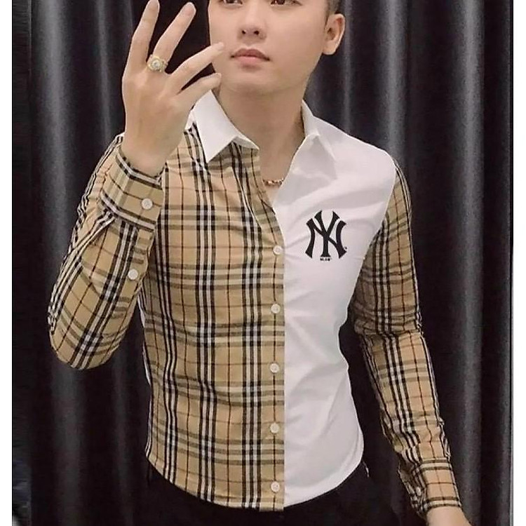 ÁO SƠ MI NAM THÊU 3D HÀN QUỐC(XÃ KHO)