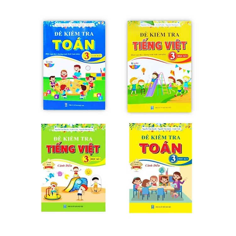 Combo Đề Kiểm Tra Toán + Tiếng Việt Lớp 3 – Học Kì 1 + 2