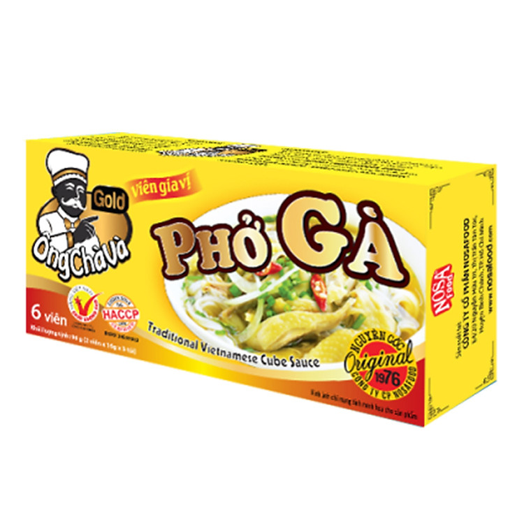 Hộp 6 Viên Gia Vị Phở Gà Ông Chà Và (96g)