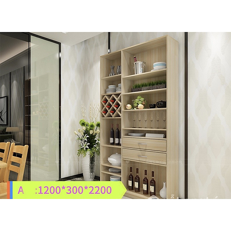 KỆ - TỦ TRƯNG BÀY, TỦ RƯỢU, VÁCH NGĂN PHÒNG KHÁCH TR609