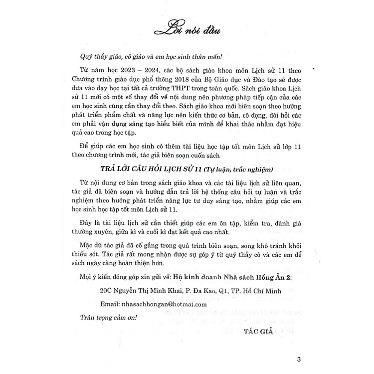 Trả Lời Câu Hỏi Lịch Sử 11 - Tự Luận Và Trắc Nghiệm - Ảnh 2