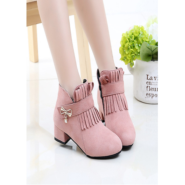 Giày Boot ( cao cấp ) cho bé gái phong cách hàn quốc - EB001