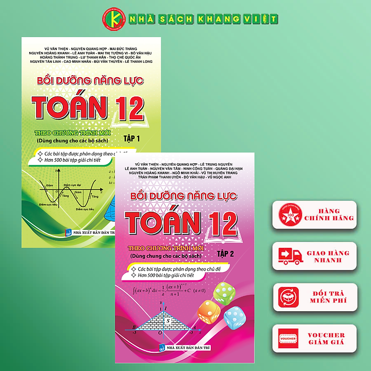 Bồi Dưỡng Năng Lực Toán 12 (Tập 1+2)